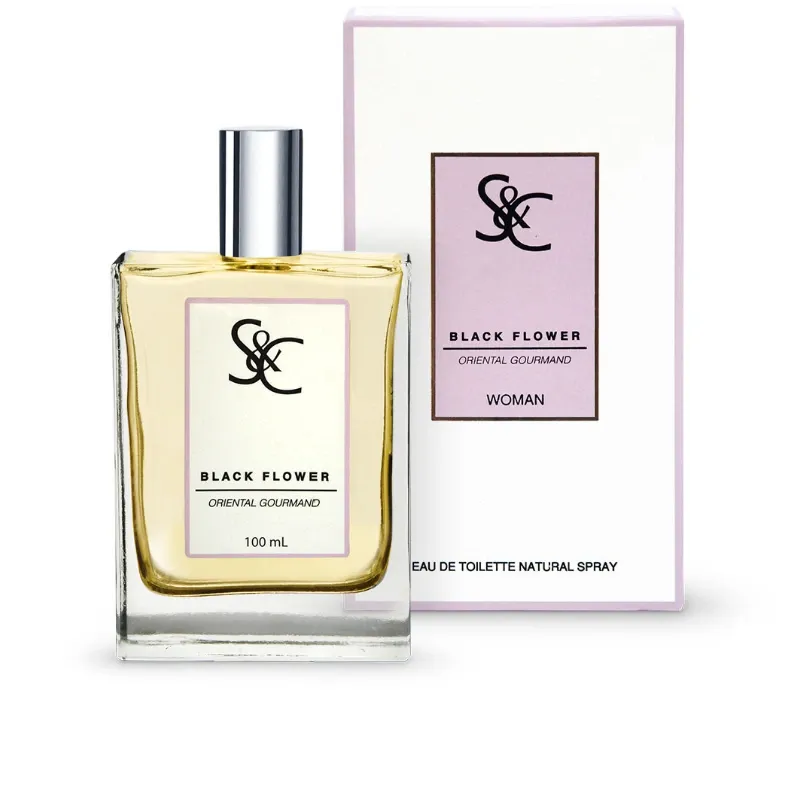 Suchel Camacho Black flowe Eau de Toilette Natural para Mujerr Perfume de Mujer Suchel Camacho Black flowe Eau de Toilette Natural