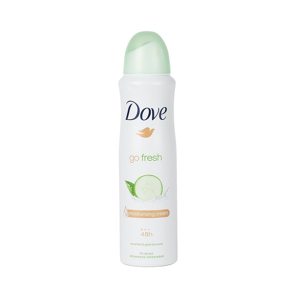Desodorante Spray Dove de Pepino y Te Verde