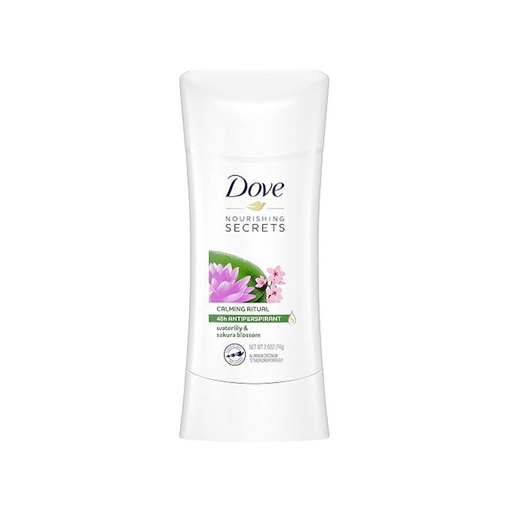 Desodorante Dove Ritual Calmante con aroma a nenúfar y flor de cerezo