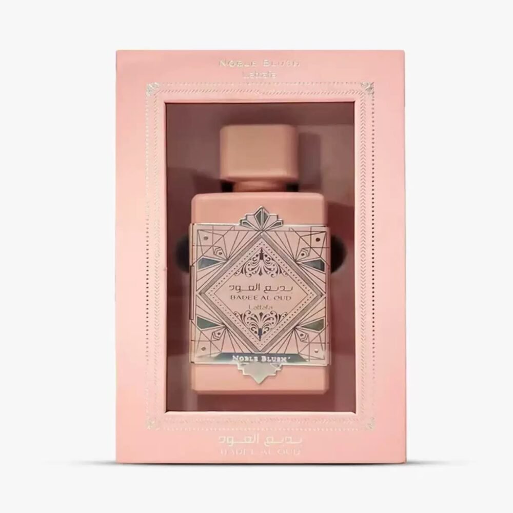 Perfume Arabe Bade'e Al Oud Noble Blush Lattafa de Mujer